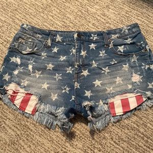 Mossimo Supply Co patriotic High rise short